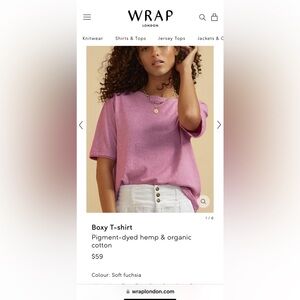 2 NWT Wrap London Boxy T- shirts SUNDAY WILL BE THE LAST DAY TO PURCHASE